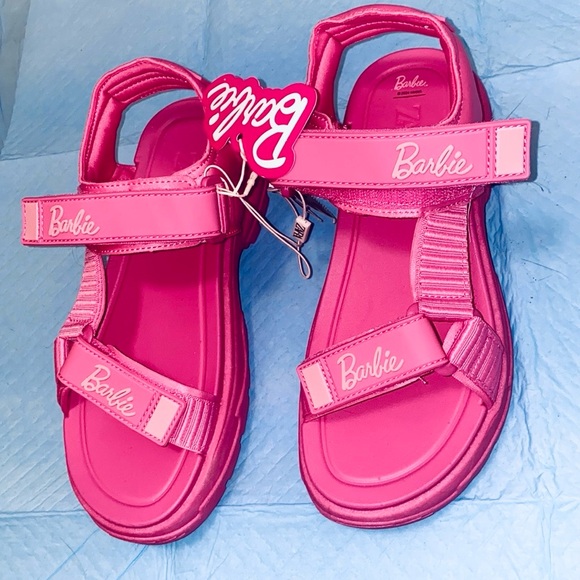 ZARA BARBIE technical chunky sole sandals - Picture 11 of 15